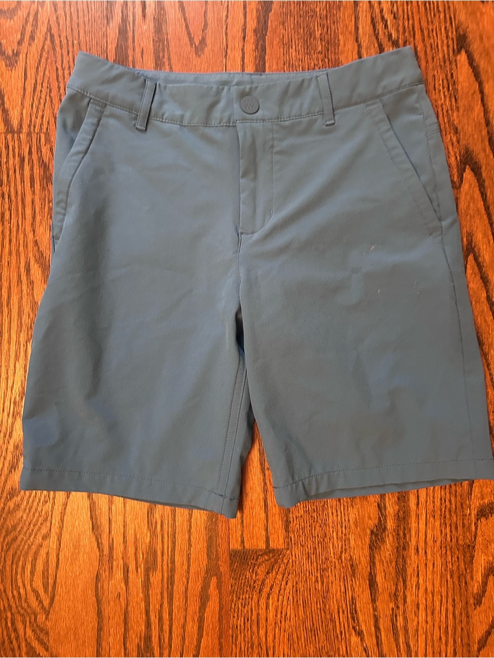 all in motion Men's Flat-Front Shorts - Slate Blue